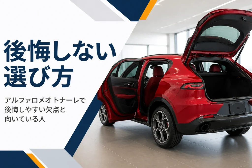 トナーレの室内と荷室を確かめるイメージ