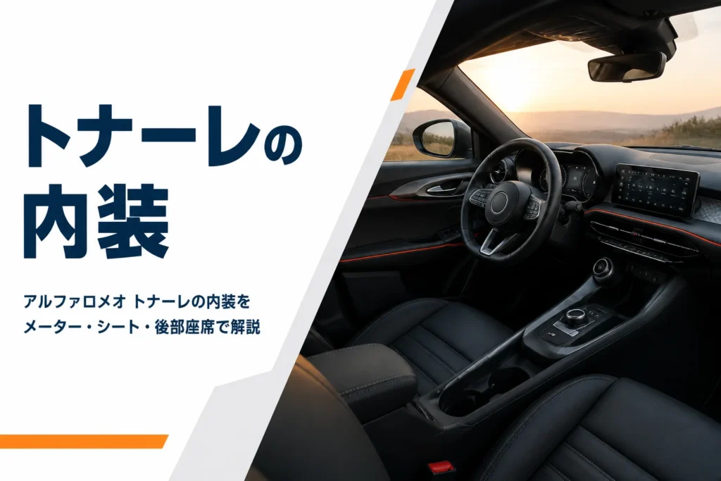 アンビエントライトが灯るSUVの運転席まわり